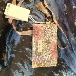 Vegan leather change purse